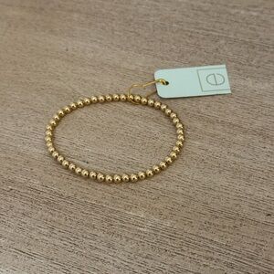 NWT Enewton Classic Gold 4mm Beaded Bracelet